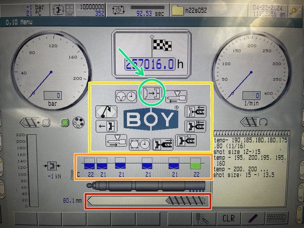 The injection molder follows the same 11 steps per cycle. all of them will be covered in this dozuki.
