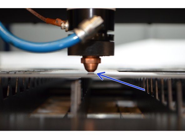 Ensure that there is a slight gap between the head and the work piece (about 20 thou)