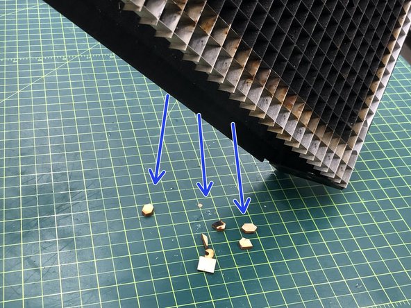 Tilt the cutting bed up and empty out all the cutting debris from the cutting bed