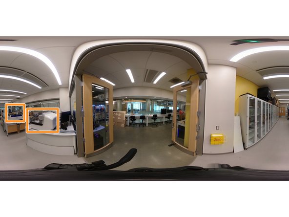 About 7 machines that are used to make PCBs.  We have the capability to make boards that are up to 8 layers thick.