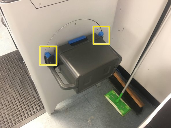 After the Sift has finished mixing the powder, return to the Powder Bin on the right side of the Sift