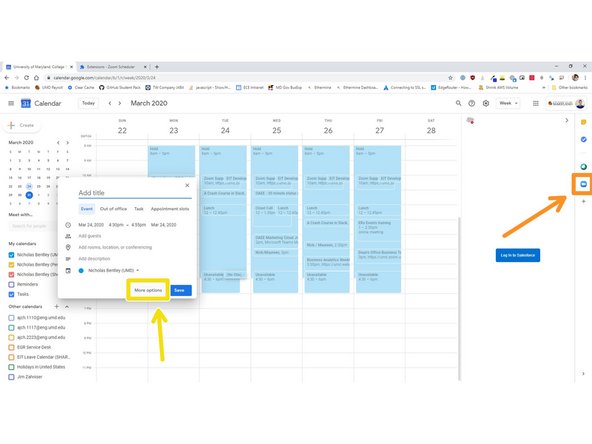 On the right side of your screen, you should now see a Zoom icon in the sidebar. This indicates Zoom is installed.