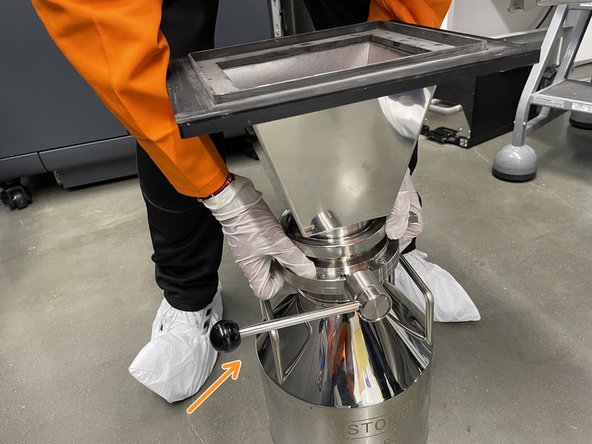 Select Powder &gt; Powder Volume &gt; Add Powder