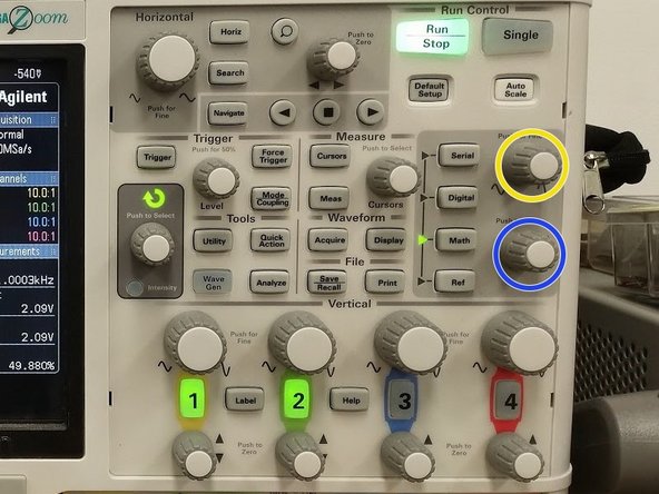Math functions, can be rescaled vertically and repositioned vertically, just like the signals captured by the probes
