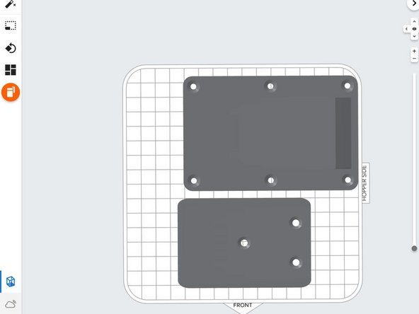 Parts will vary with how they will be oriented in the build chamber. Not all will be flat, some will need to be rotated etc.