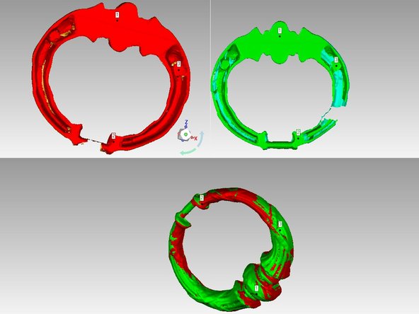 Select one group to be fixed and another to be floating