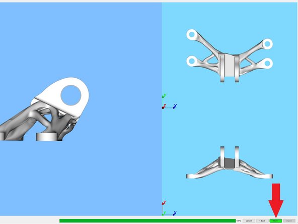 The build volume of the ProX is 140 x 140 x 100 mm (5.51 x 5.51 x 3.94in) for reference.