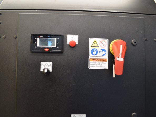 The chiller helps cool the laser and is required to run the Kern