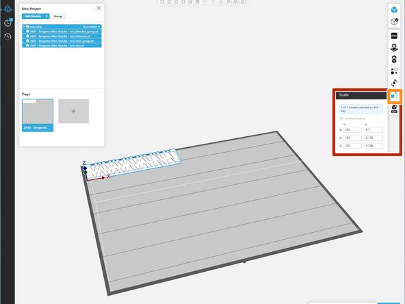 Prior to changing any settings, check the size of the STLs, especially if there is an orange warning sign