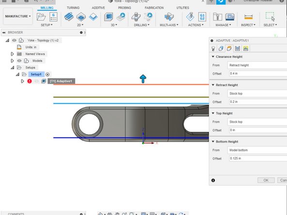Top height and bottom height will be the ones that are most often adjusted.