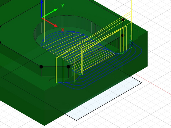 Tool is 4 flute 3/16 with the aluminum preset.