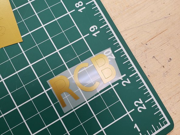 After the cut is separated from the main body, remove the vinyl piece(s) surrounding the cut