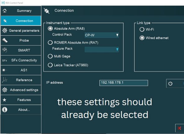 If the RDS Control Panel failed to detect the scanner, the Summary screen has no information