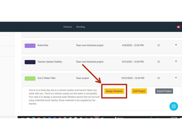 Select Assign Students