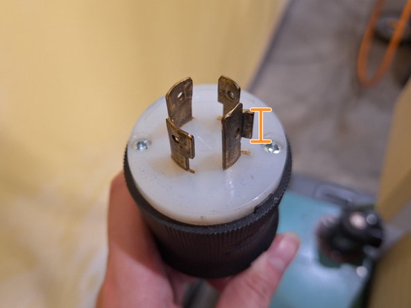 The plug and outlet for the machine has an odd shape.