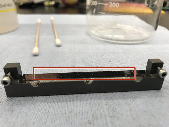 Be careful not to touch or bend the blade, it needs to remain flush with the roller to be effective