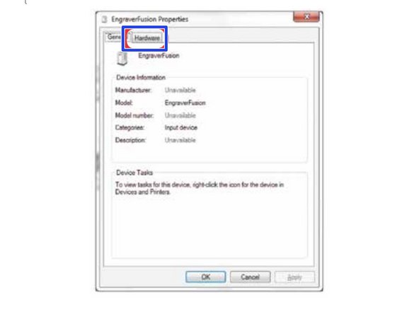 Select the Hardware tab.