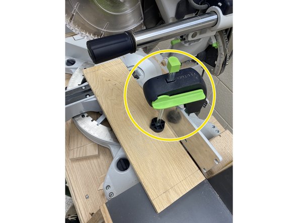 This allows for the cut to be perpendicular to that specific edge.