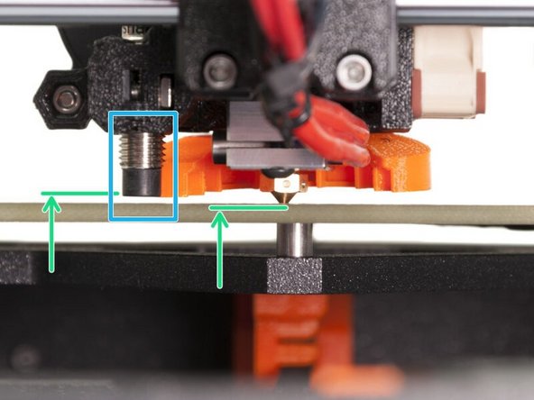 If the assembly works correctly, the nozzle will never pinch the paper and it can move freely