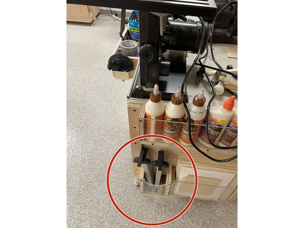 The little band saw has the ability to use both fences and sleds that are specific to its size.