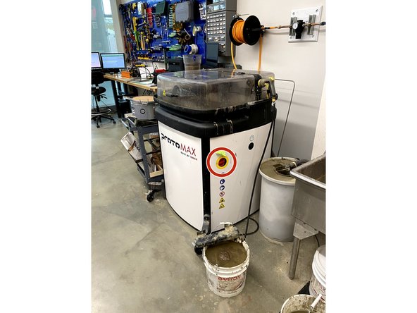 The Waterjet is probably our most used machine in the space.