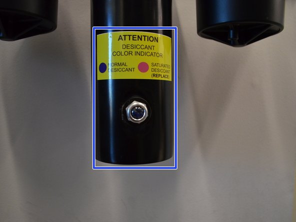 If it needs to be replaced, inform an LC