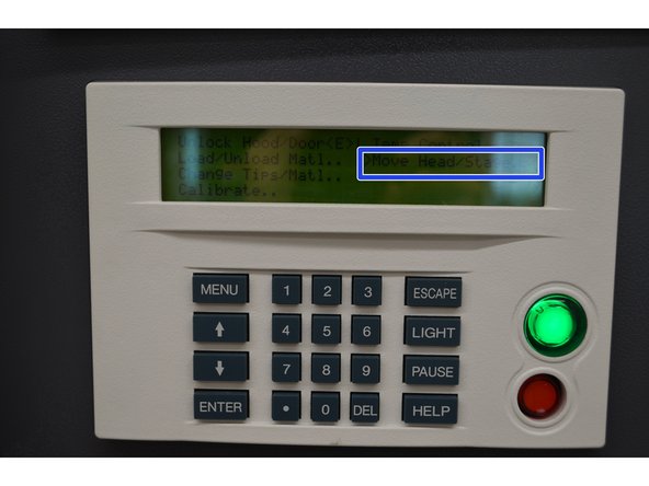 Select Move Z Stage to Bottom