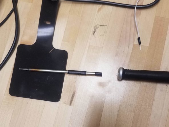 Simply pull the tip out to change it and insert the new one