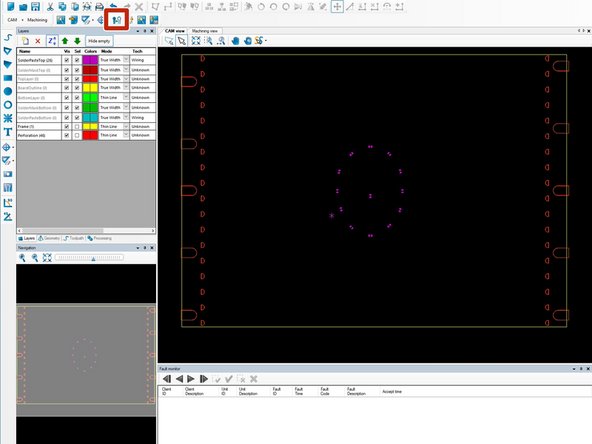 Open the technology dialogue box.