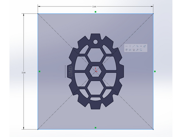 The next step is to create the mold sides
