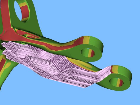 Does not intersect part, no fins, no overhangs.