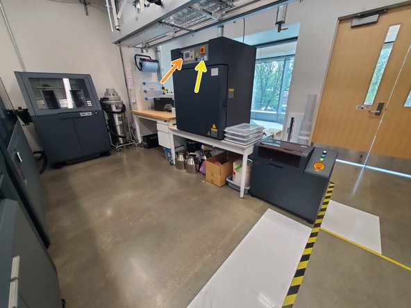 The drying oven should NEVER be opened without proper PPE