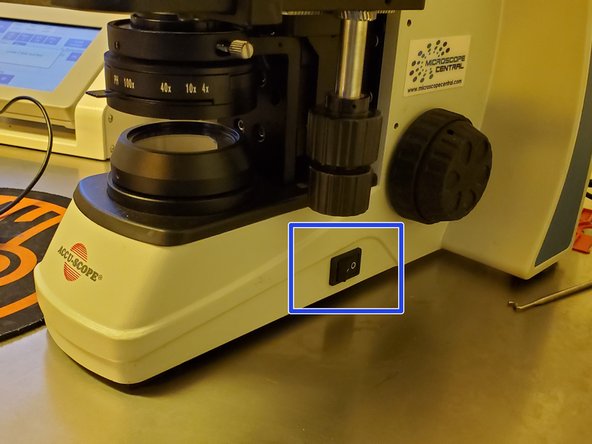 Place your print into the 3D-printed slide holder.