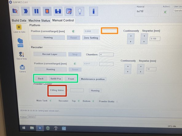 After all the build preparations have been made its time to run a first layer.