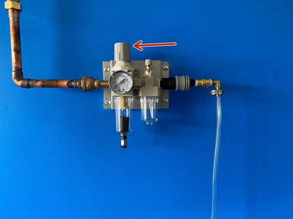 Once everything is setup how you expect, you need to turn on the assist air.