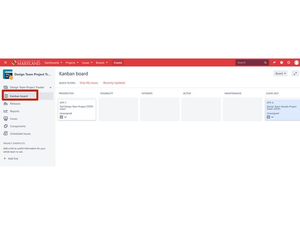 The Tracker is a project &quot;Design Team Project Tracker&quot; with the key DTP