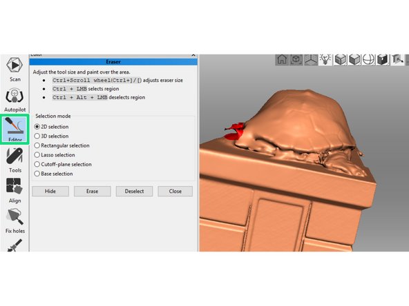 Run a global registration to set all points in the same global coordinate system. This step is not necessary, but highly recommended.