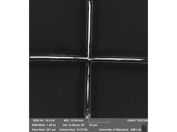 The image on this step shows charging with non-physically bright regions