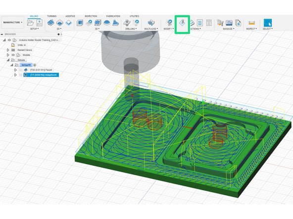 Stock to leave is essential for a fast, smooth finish. With the adaptive clearing, we are just getting rid of tons of material at once. Later on, we will come back and &quot;polish&quot; it.