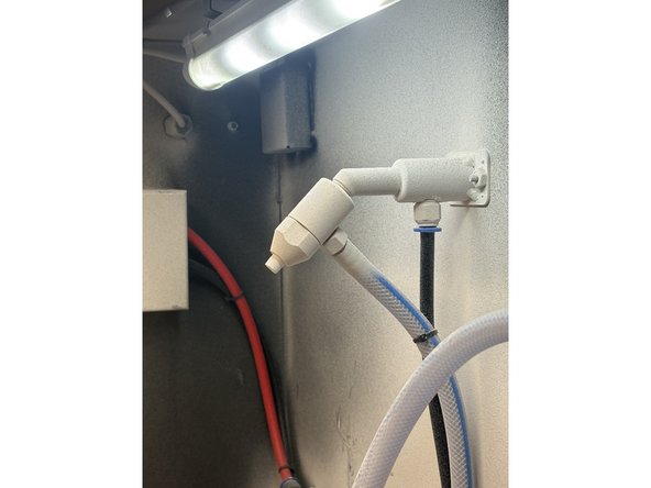 Step 3: Take a second to look in and observe the now-lit internal cavern. You should see the main static nozzle fixed near the center top (Picture 2). You should also see the inner air sand gun (Picture 3).