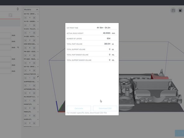 Check build height by clicking on the 3 dots in the bottom left area
