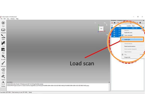 Go to: File &gt; Import &gt; Leo project