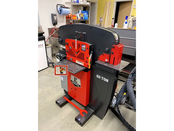 The Iron Worker is a great machine for cutting, shearing, punching, or notching large amounts of metals.