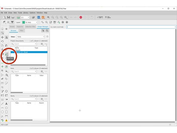 Click &quot;Add Part&quot;