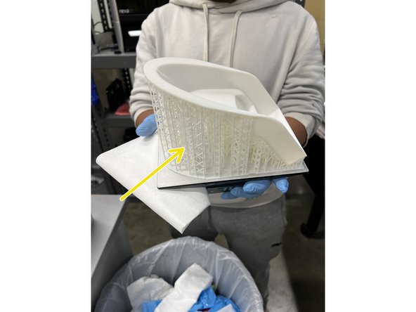 Inspect the model for any liquid resin. If you see any liquid resin, or if the model feels sticky, run another wash cycle.