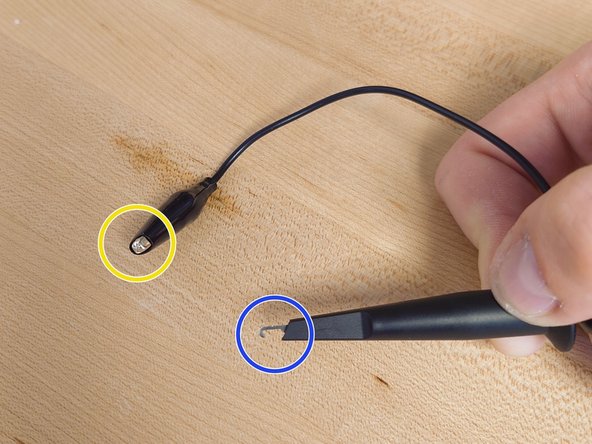 Connect this part to the signal you want to measure