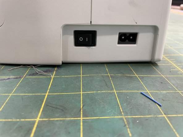 Plug the machine in and flick the switch