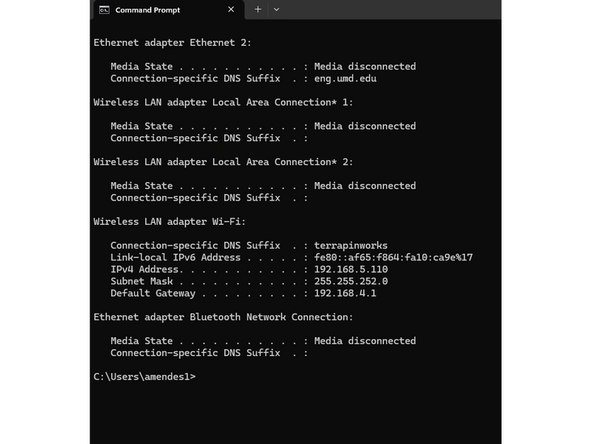 Go to windows search bar and type "command prompt" and open the application.