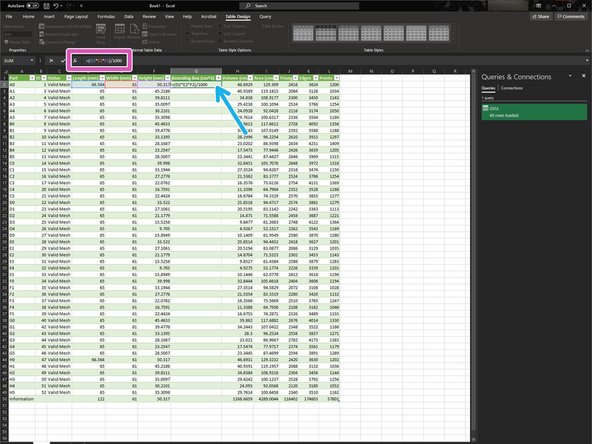Then insert a new column in the spreadsheet