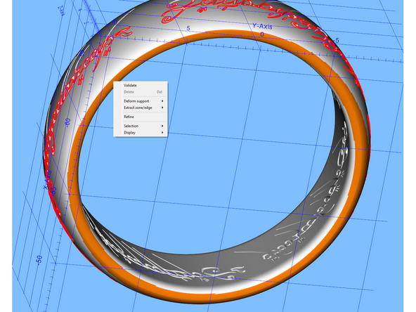 Once you have all the zones highlighted that you want to support you must validate the support. This is done by right clicking the orange highlighted zone and clicking validate.